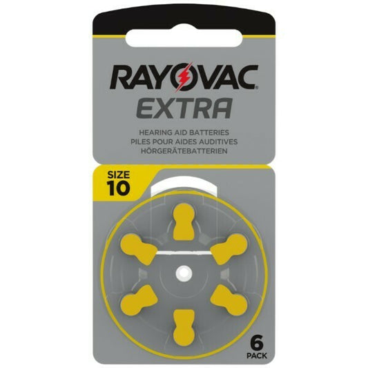 Pilas 10 Amarillas Rayovac (Caja 60 unidades)